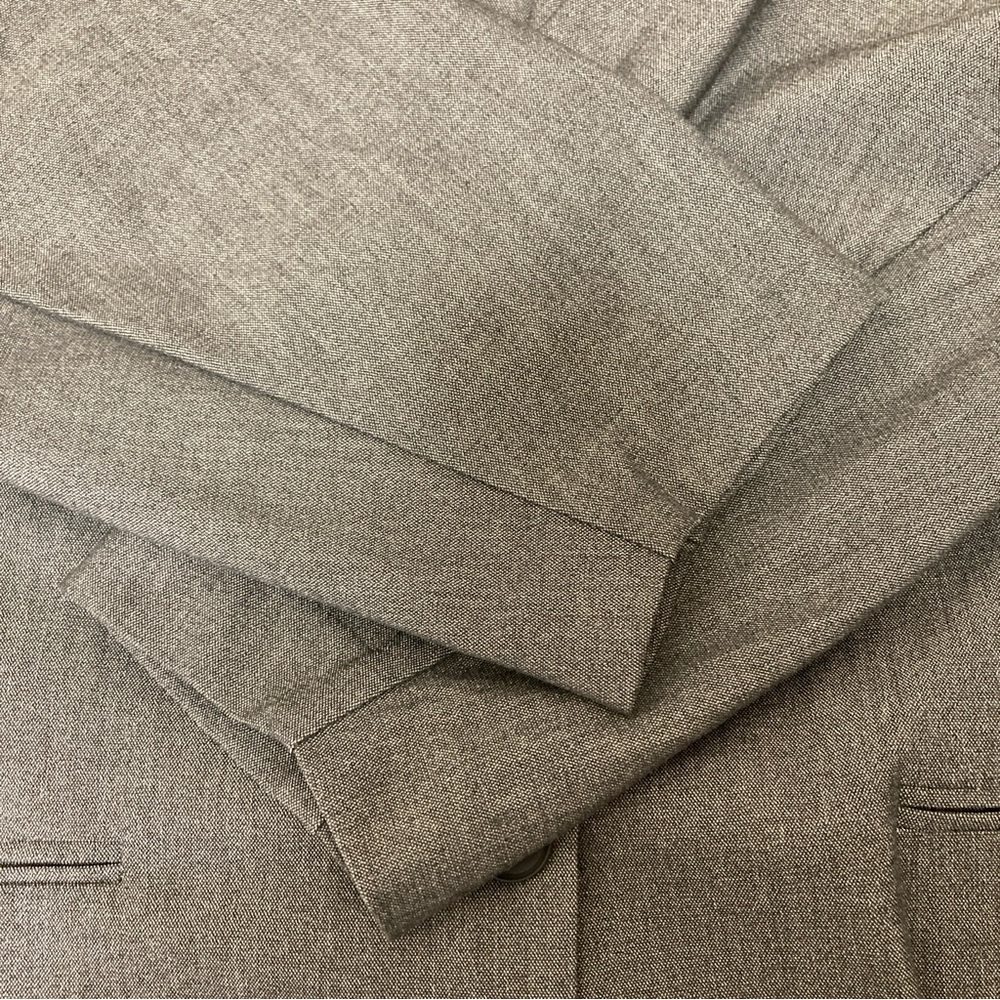 Torrid Studio Luxe Long Line Gray Button Front Blazer Size 6 - Picture 12 of 16